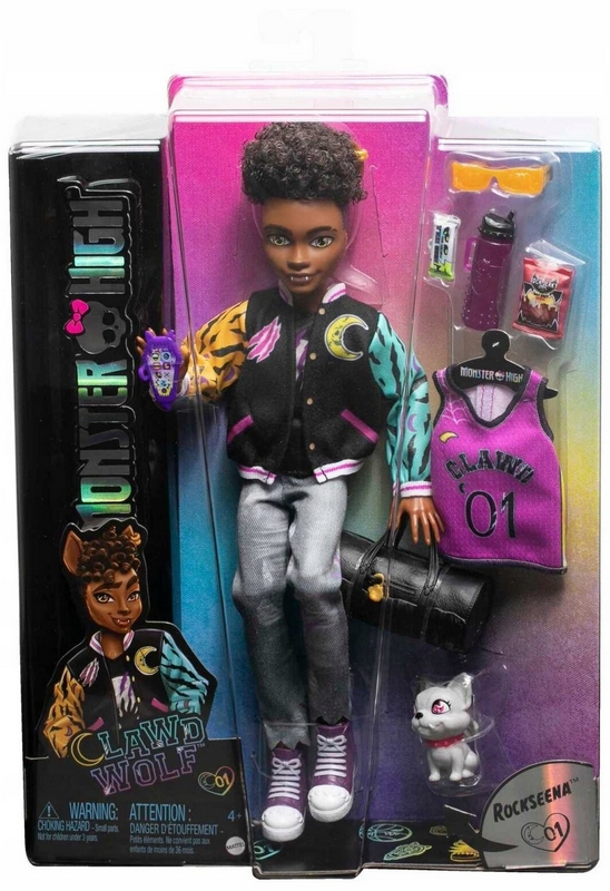 Mattel Monster High Bábika Clawd Wolf 29 cm